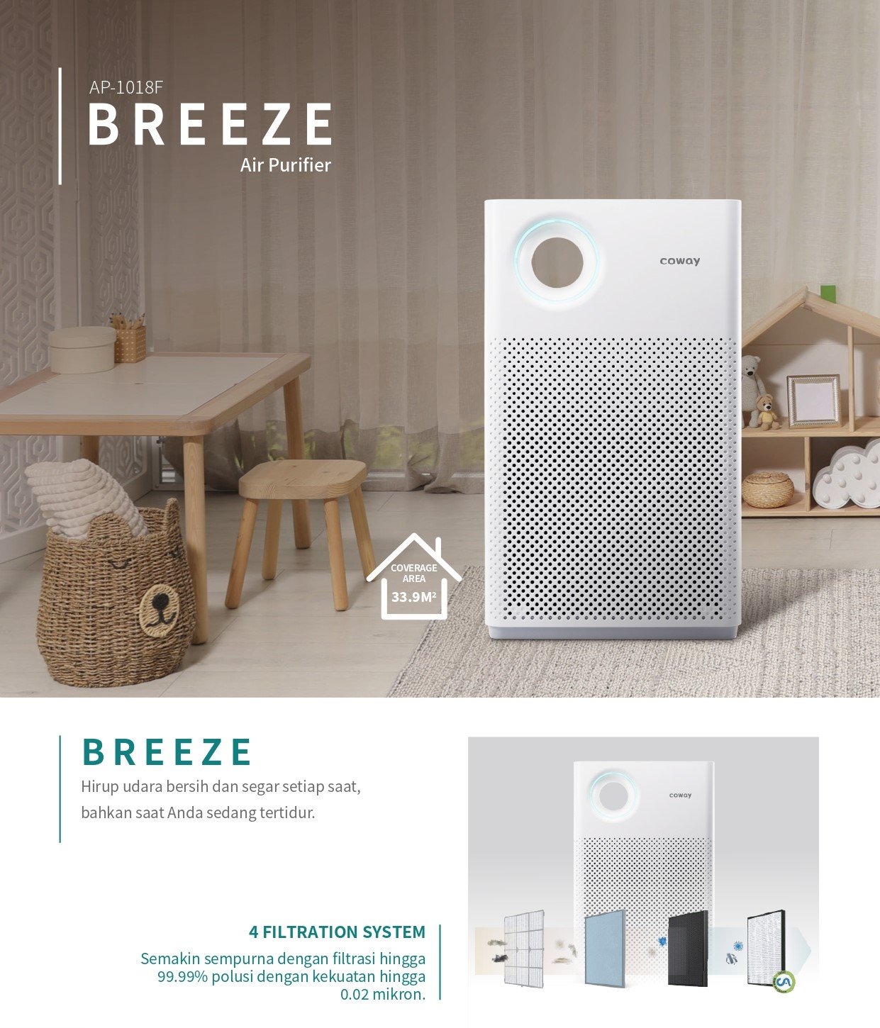 Coway Air Purifier Breeze - Coverse