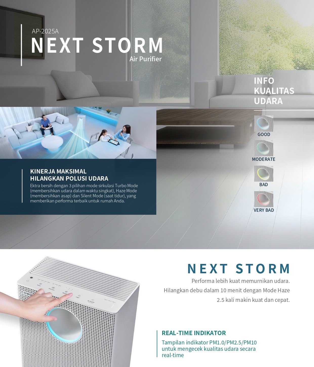 Coway Air Purifier Next Storm - Coverse