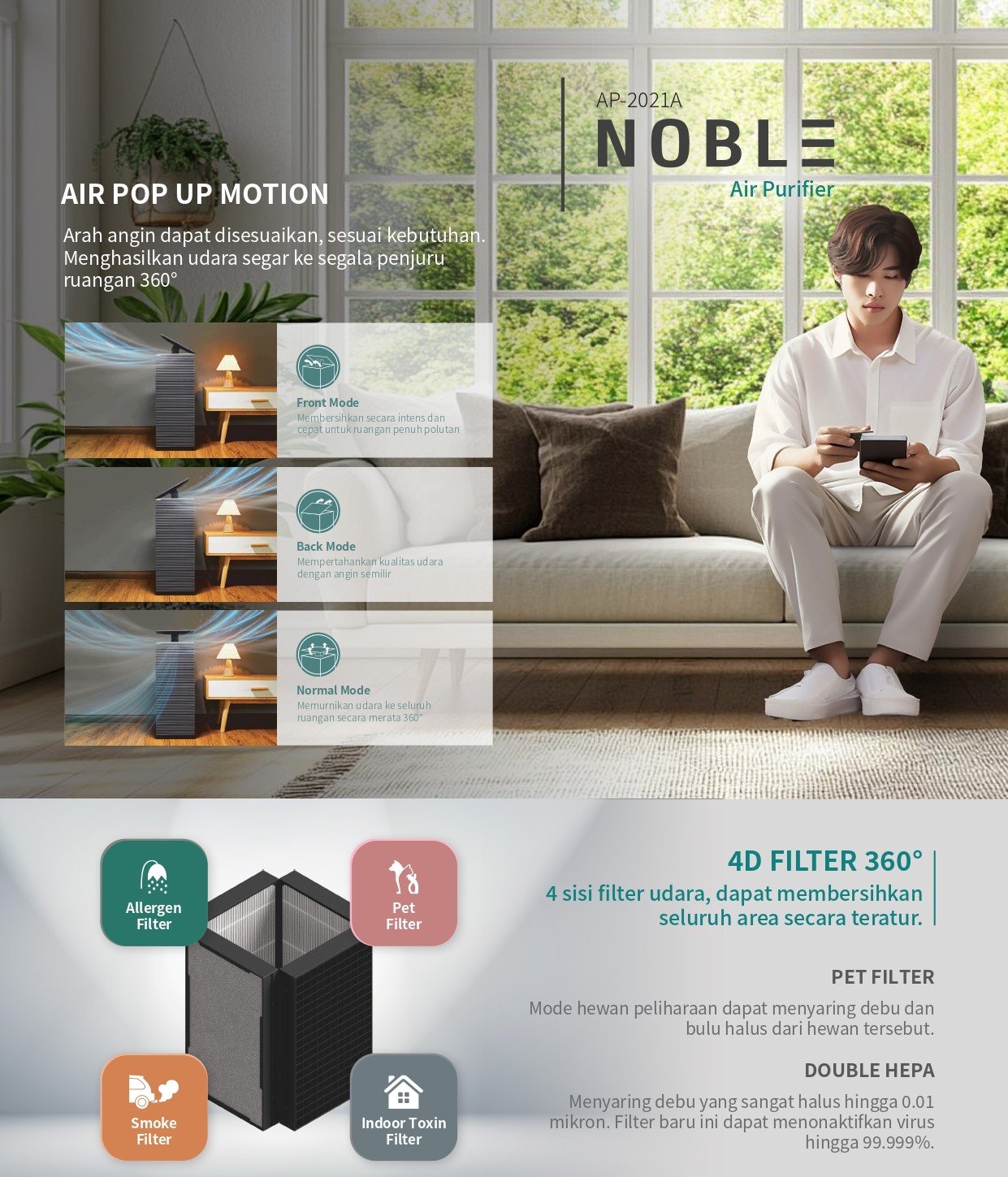 Coway Air Purifier Noble - Coverse
