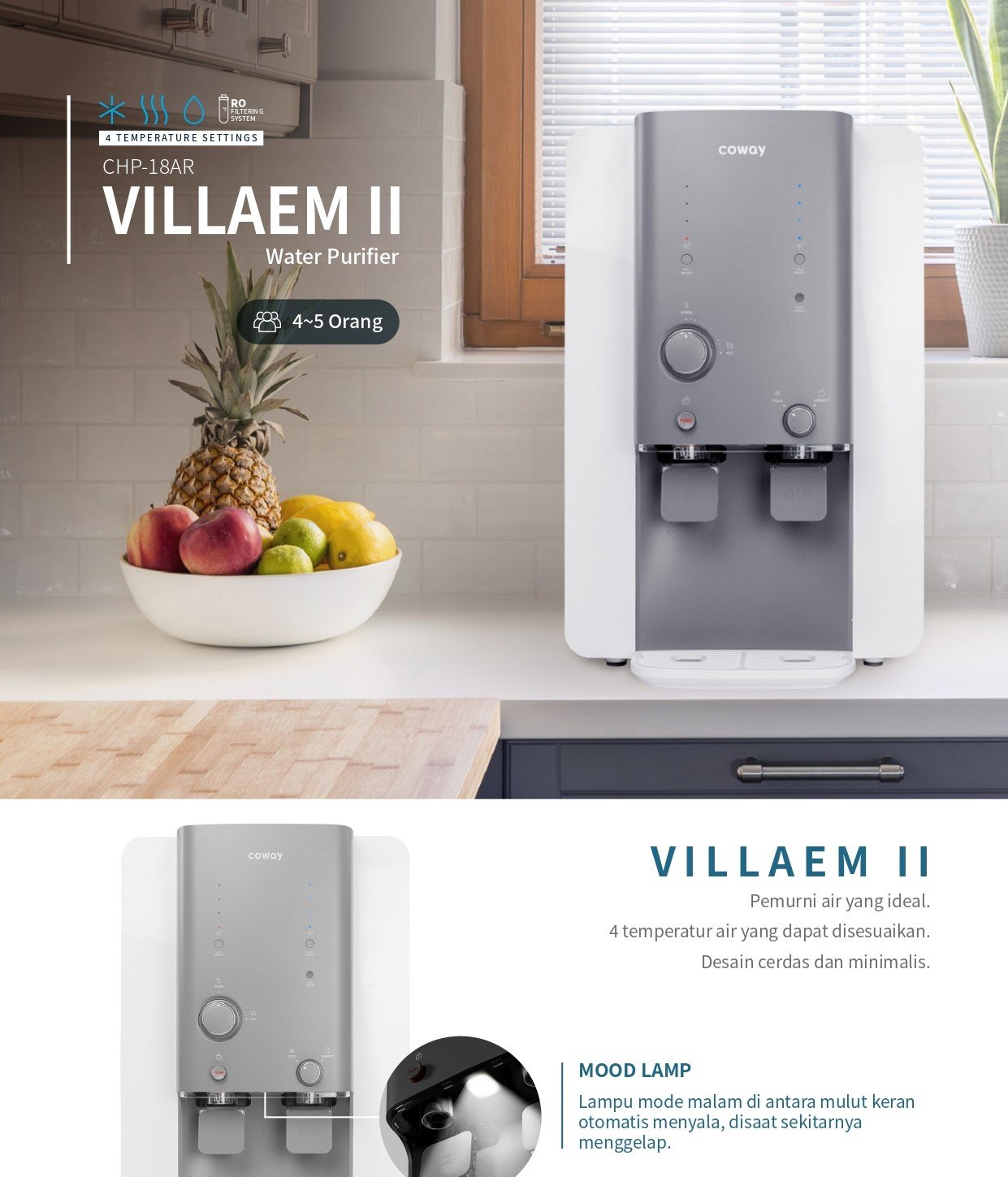 Coway Water Purifier Villaem II - Coverse